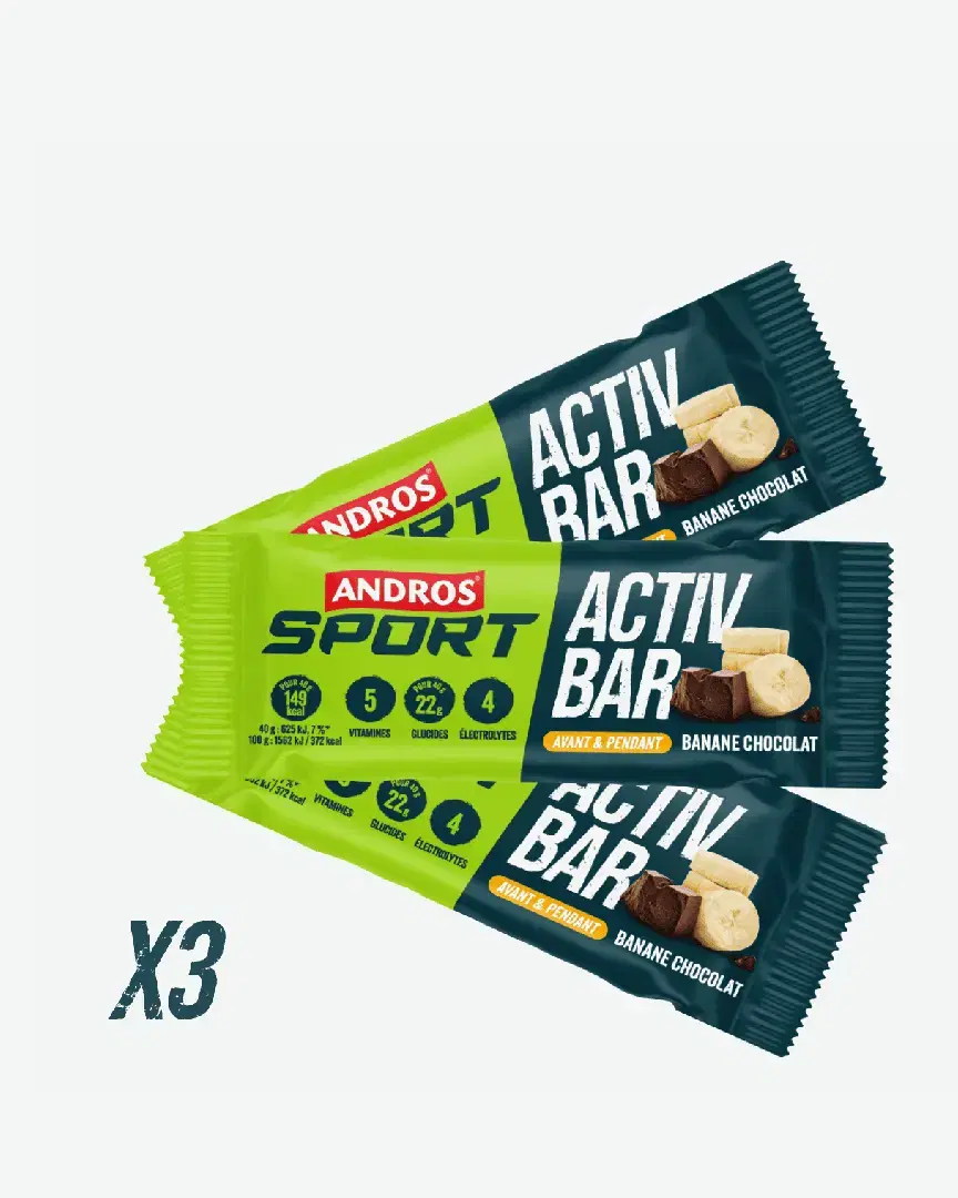 Andros Barra Activa Plato Banana Chocolate 40G - Unisex (15) au meilleur prix !
