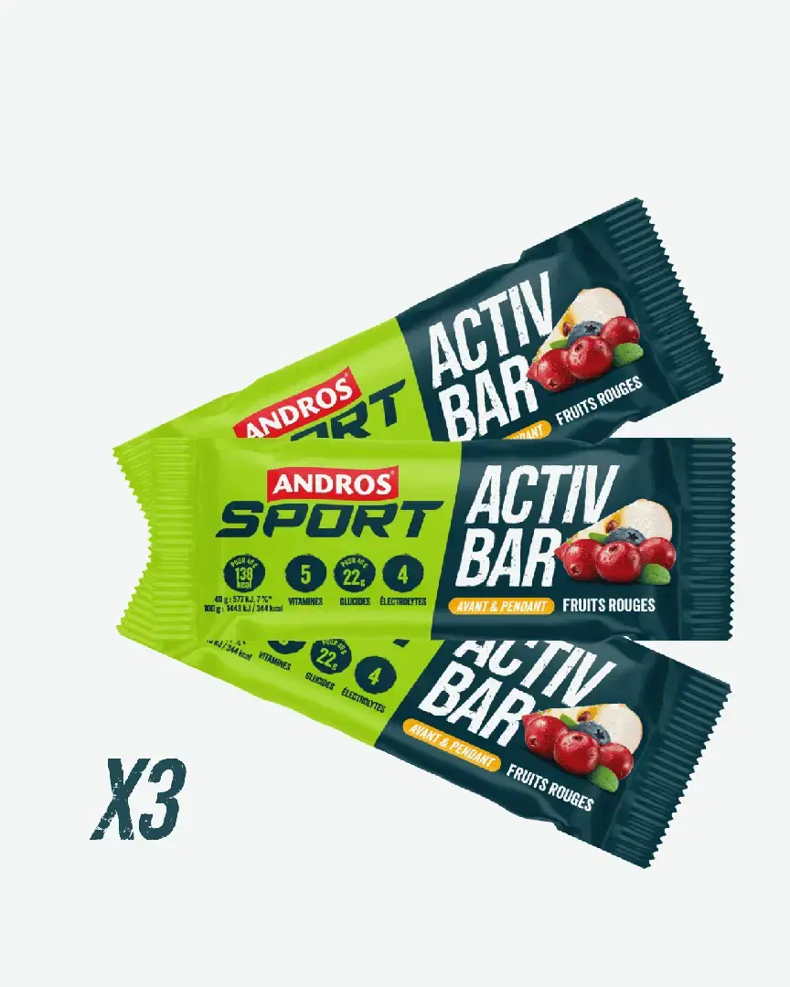Andros Barre Activ Bar Frutos Rojos 40G - Unisex (33) au meilleur prix !