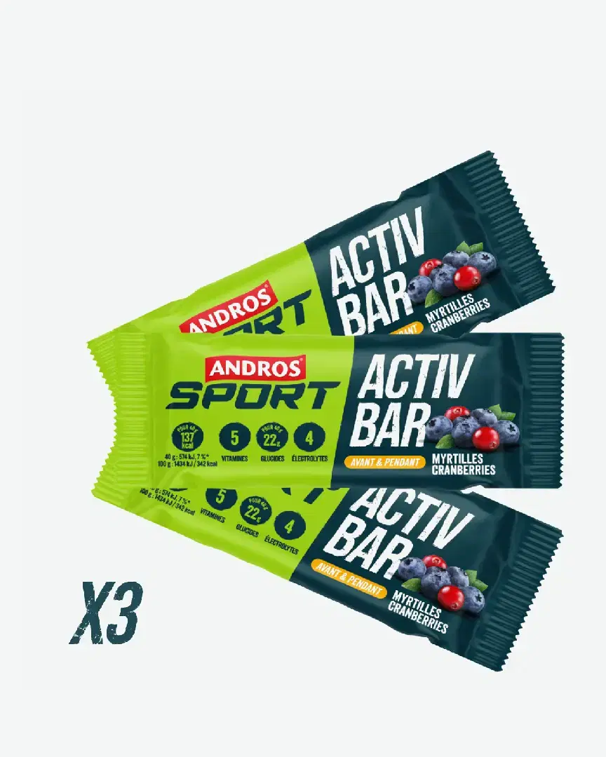 Andros Barre Activ Bar Arándanos Arándanos rojos 40G - Unisex (36) au meilleur prix !