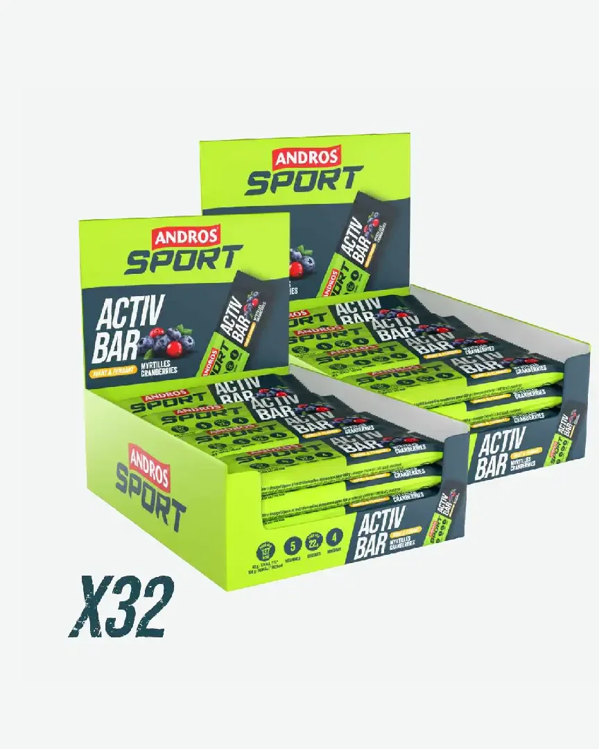 Andros Barre Activ Bar Arándanos Arándanos rojos 40G Unisex