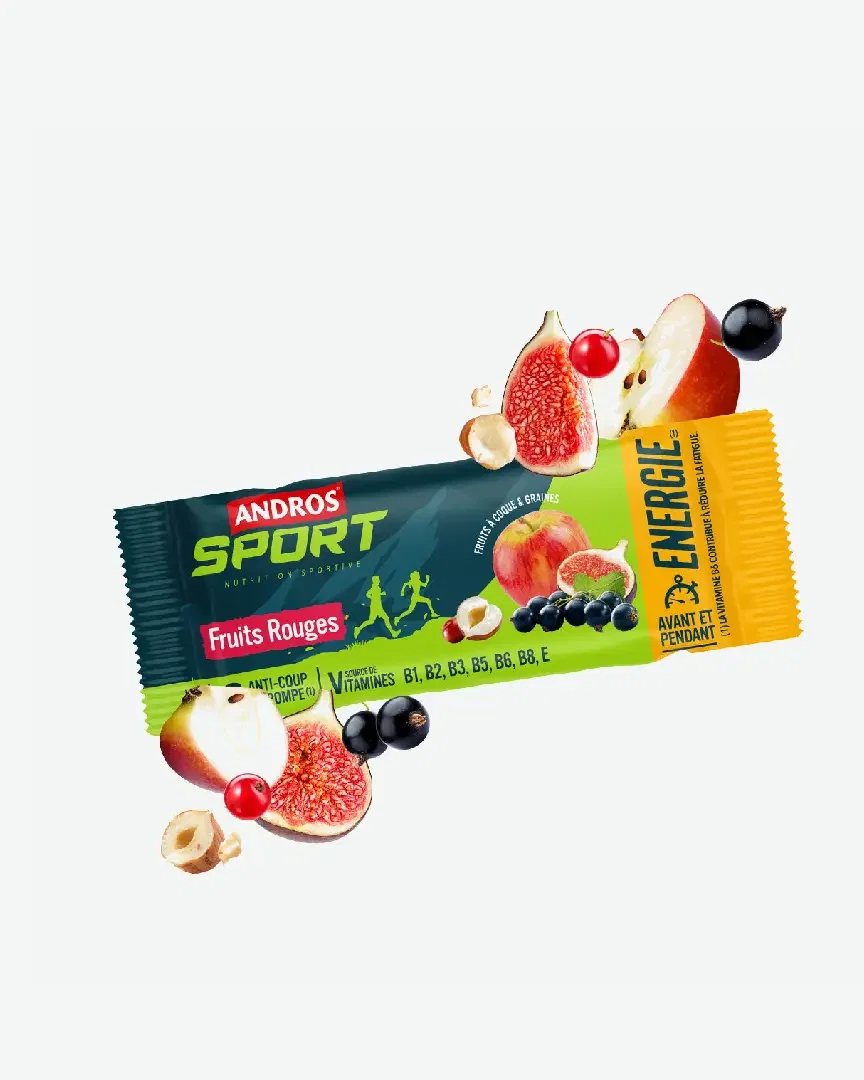 Andros Barra Frutos Nueces y Semillas Frutos Rojos 40G Unisex
