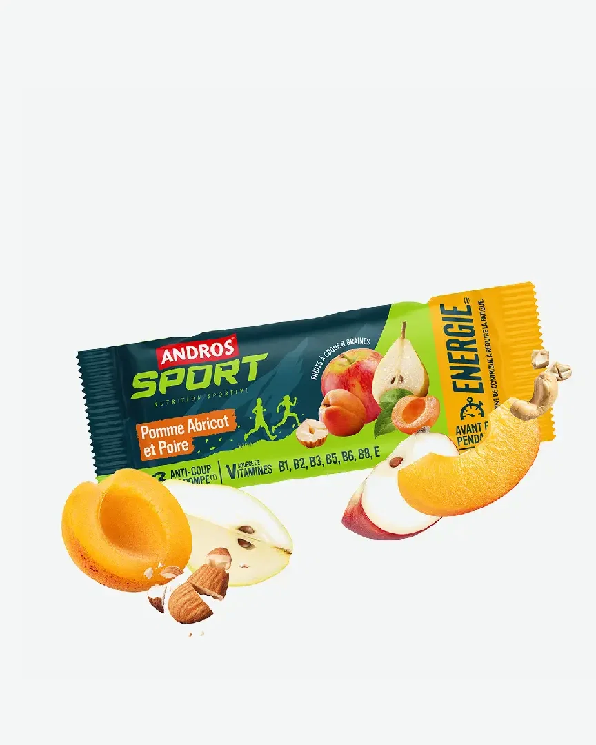 Andros Barre Frutos Nueces y Semillas Manzana Albaricoque Pera 40G
