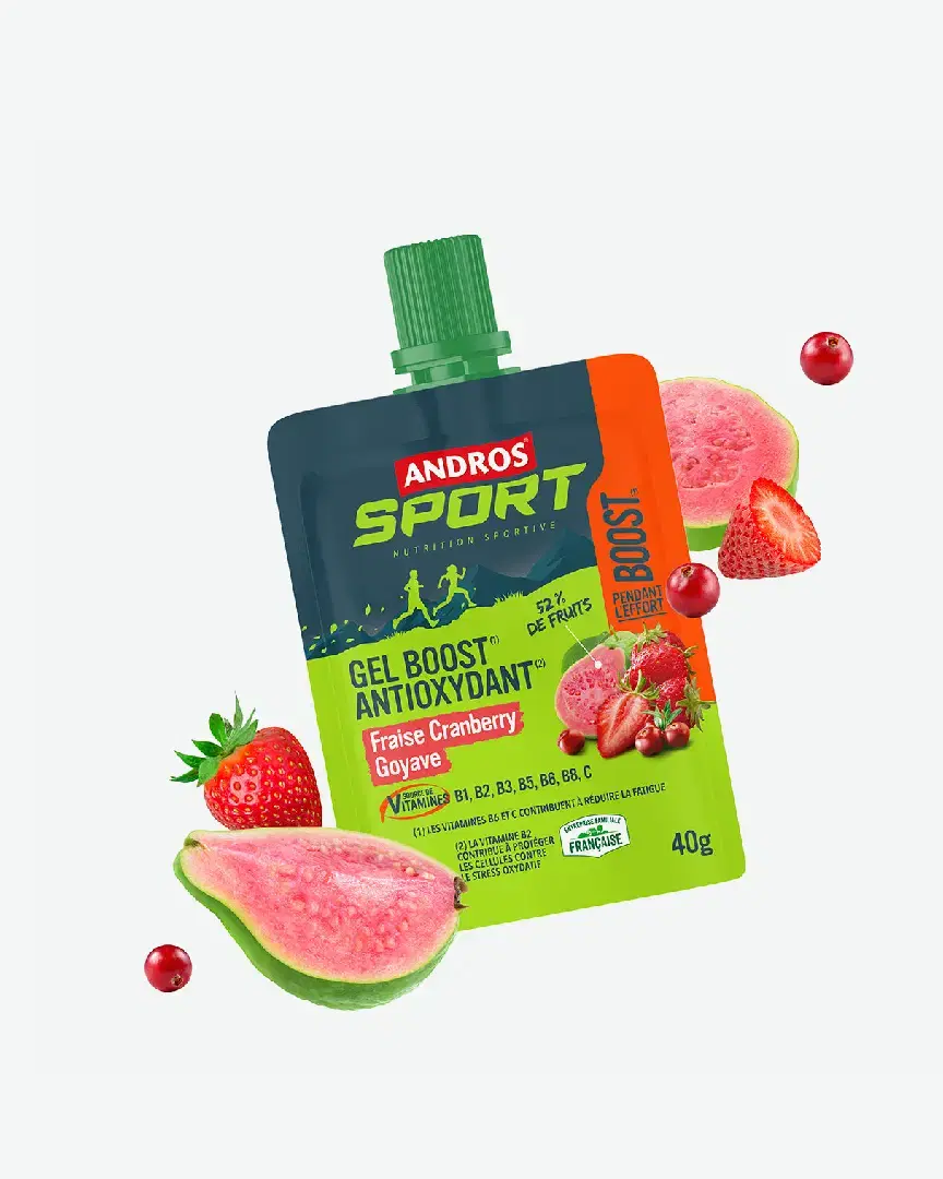 Andros Gel Boost Antioxidante Fresa Arándano Guayaba 40G - Unisex (53) au meilleur prix !