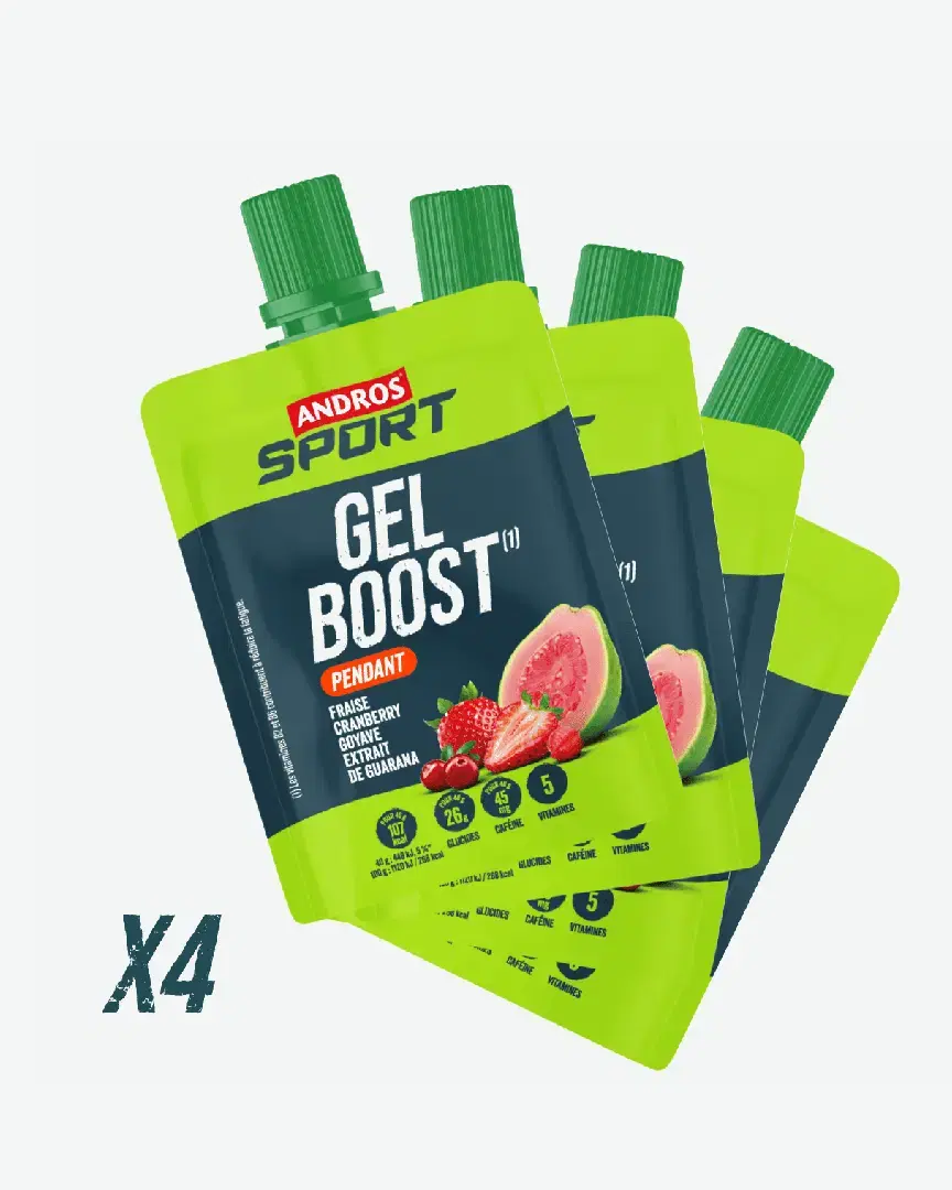 Andros Gel Boost Fresa Arándano Guayaba Y Extracto De Guaraná 40G - Unisex (11) au meilleur prix !
