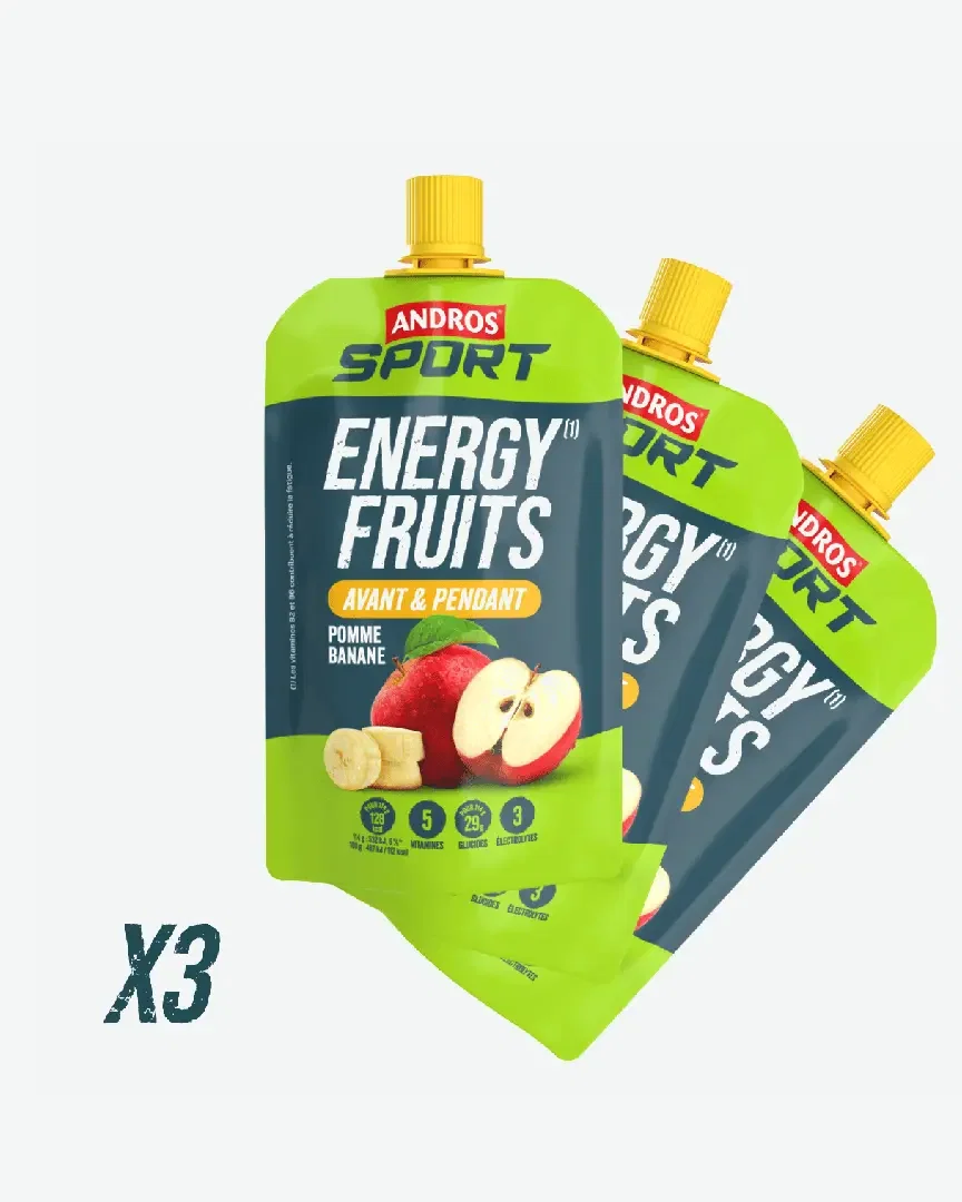 Andros Gourde Energía Frutas Manzana Plátano 114G