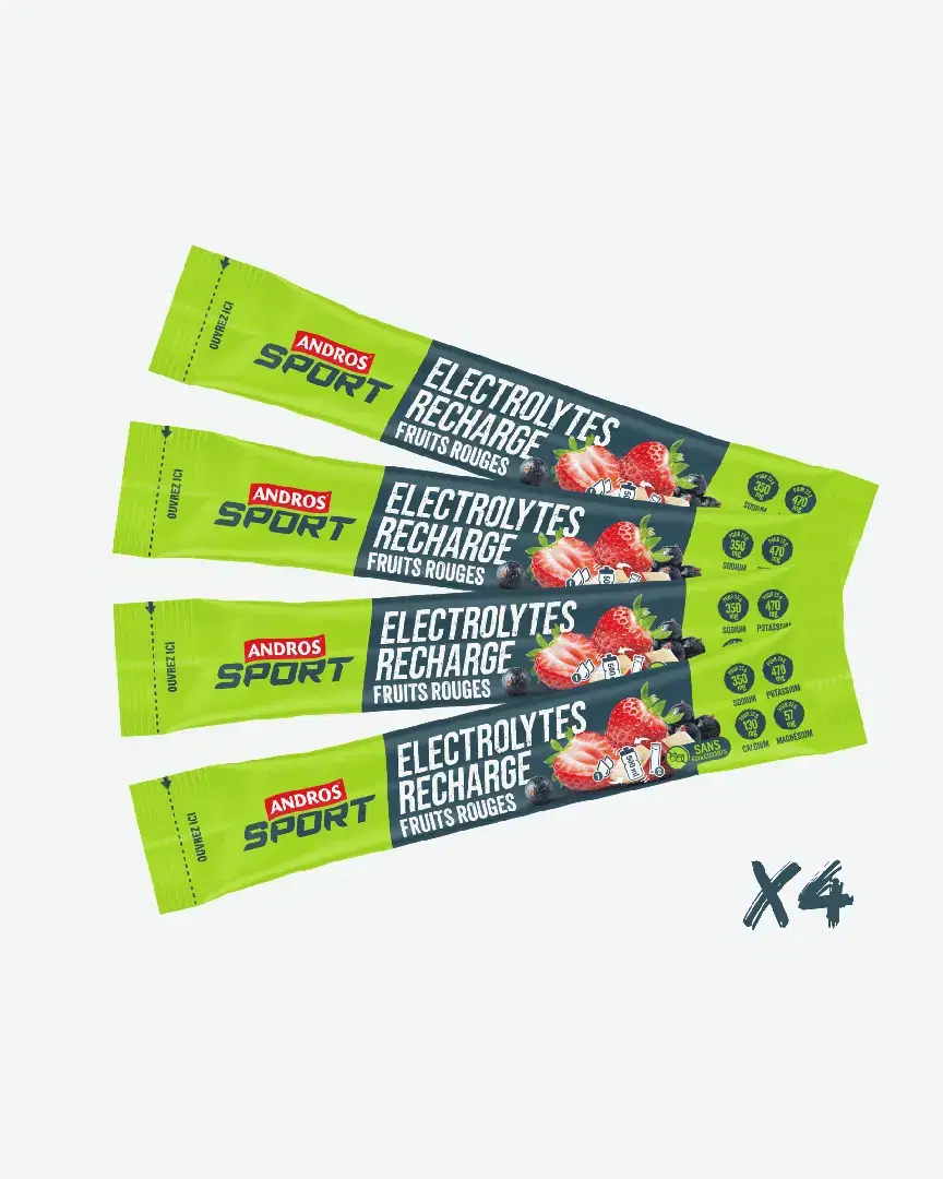 Andros Stick Electrolitos Recarga Frutas Rojas 25G - Unisex (25) au meilleur prix !
