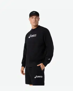 Sudadera de cuello redondo de felpa Asics Logo Hombre – 3/6
