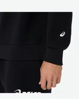 Sudadera de cuello redondo de felpa Asics Logo Hombre – 5/6