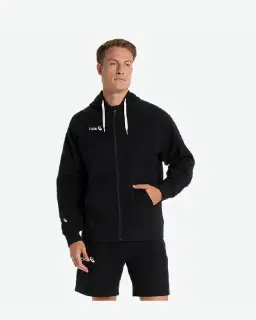 Sudadera con cremallera completa de forro polar Asics Logo Hombre – 1/9