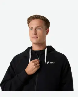 Sudadera con cremallera completa de forro polar Asics Logo Hombre – 4/9