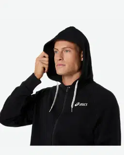 Sudadera con cremallera completa de forro polar Asics Logo Hombre – 7/9