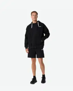 Sudadera con cremallera completa de forro polar Asics Logo Hombre – 8/9