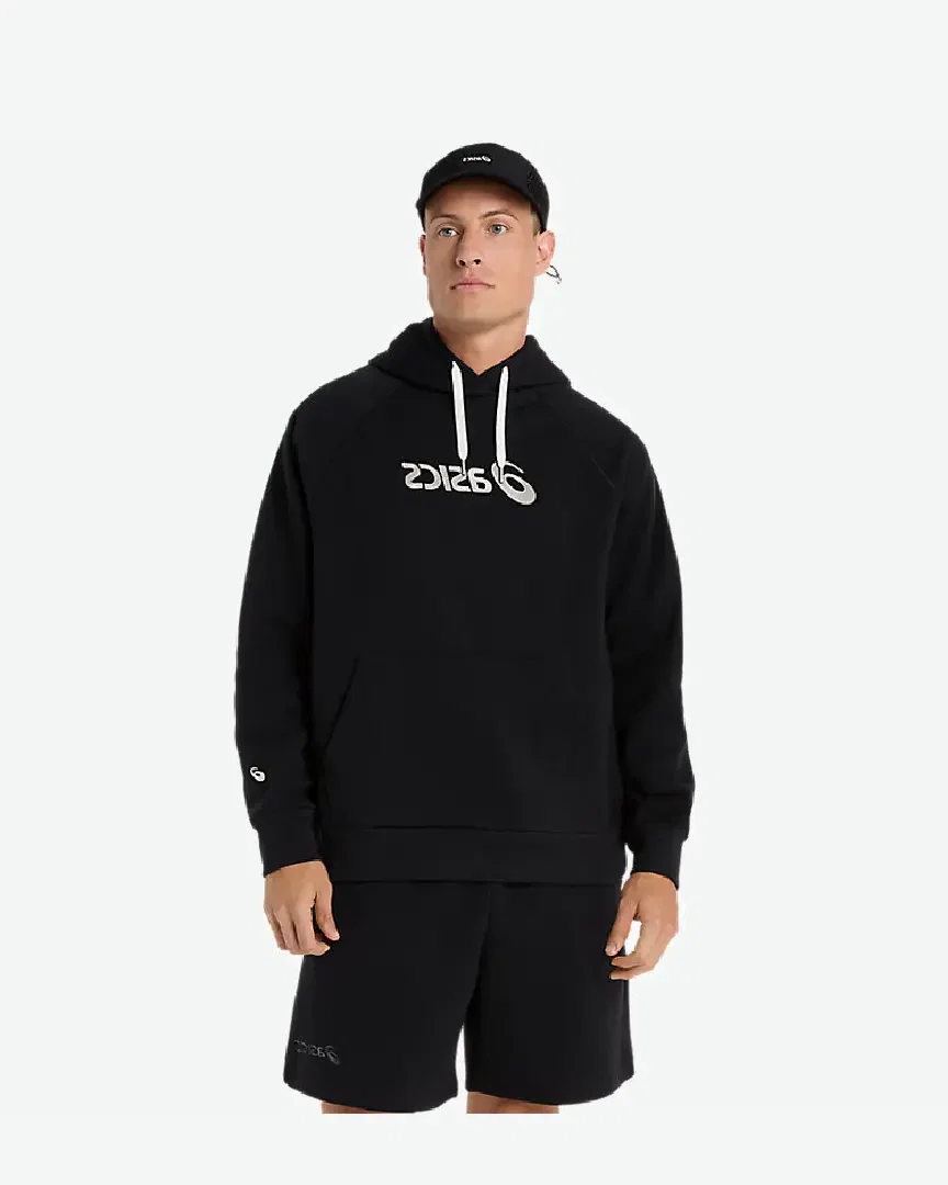 Sudadera con capucha de felpa Asics Logo Hombre