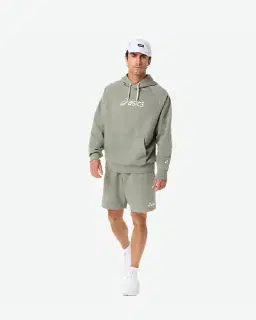 Sudadera con capucha de felpa Asics Logo Hombre – 7/8