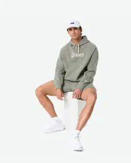 Sudadera con capucha de felpa Asics Logo Hombre – 8/8
