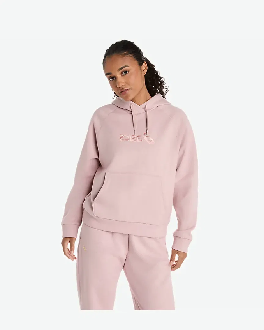 Sudadera con capucha de forro polar Asics Logo Mujer