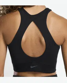 Sujetador Con Cuello Alto Sujeción Ligera Y Forro Ligero Nike One Twist Mujer – 4/4