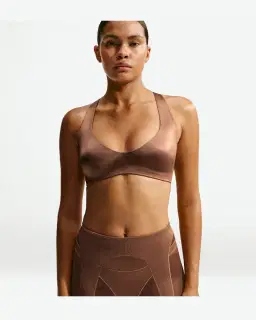Sujetador Con Escote Profundo Nikeskims Satin Shine Mujer – 1/4