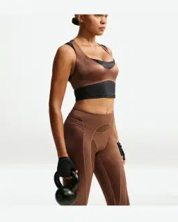 Sujetador Con Escote Profundo Nikeskims Satin Shine Mujer – 3/4