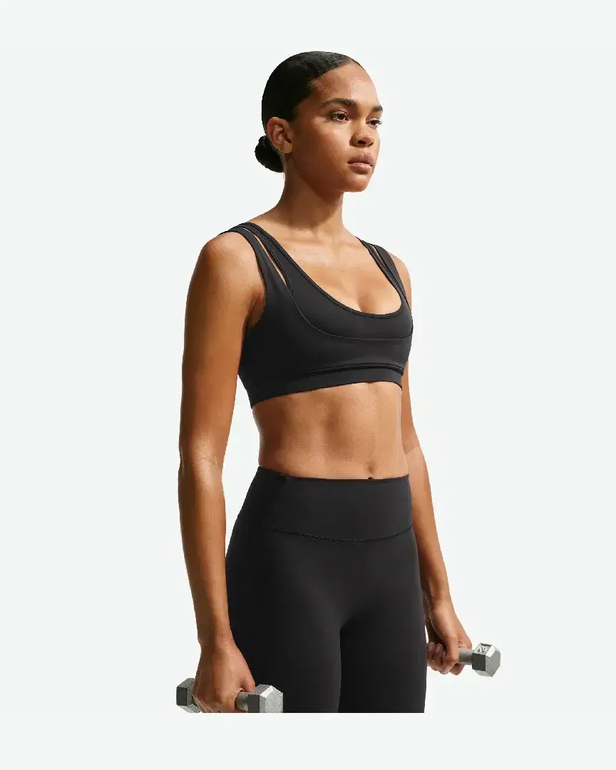 Sujetador con escote despejado y dobles tirantes Nikeskims Matte W - IR5026-054 (2) au meilleur prix !