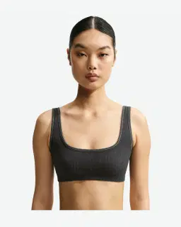 Brassière Con Escote Despejado Nikeskims Ribbed Seamless Mujer – 1/4