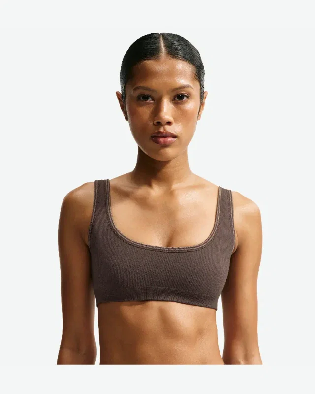Brassière Con Escote Despejado Nikeskims Ribbed Seamless W
