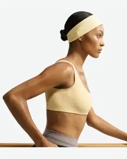 Brassière Con Escote Despejado Nikeskims Ribbed Seamless Mujer – 3/4
