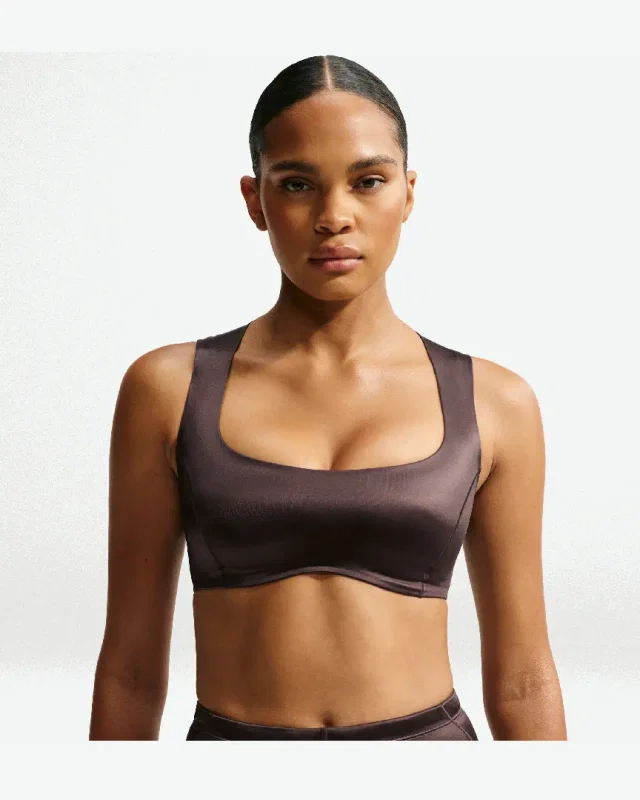 Brassière Con Escote Despejado Nikeskims Satin Shine W