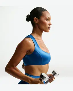 Brassière Con Escote Despejado Nikeskims Satin Shine Mujer – 3/4