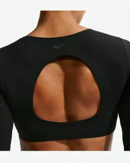 Sostén de mangas largos con acolchado y sujeción ligera Nike Zenvy Mujer – 2/4