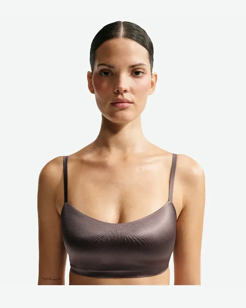 Brassière Caraco Con Escote Despejado Nikeskims Satin Shine W