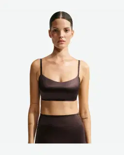 Brassière Caraco Con Escote Despejado Nikeskims Satin Shine Mujer – 1/4