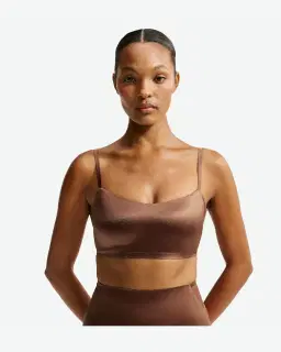 Brassière Caraco Con Escote Despejado Nikeskims Satin Shine Mujer – 1/4