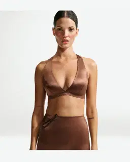Brassière Espalda Descubierta Nikeskims Satin Shine Mujer – 1/4
