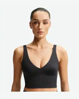 Sujetador Largo Con Cuello En V Nikeskims Matte Mujer – 1/4