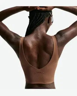 Sujetador Largo Con Cuello En V Nikeskims Matte Mujer – 2/4