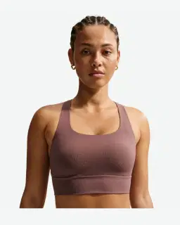 Sujetador Largo Sin Relleno Con Soporte Ligero Nike Zenvy Rib Mujer – 2/4