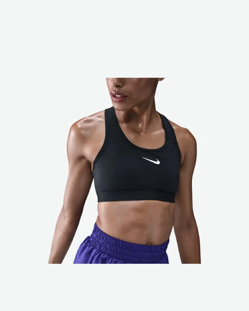 Sujetador acolchado Nike Swoosh de soporte medio Mujer