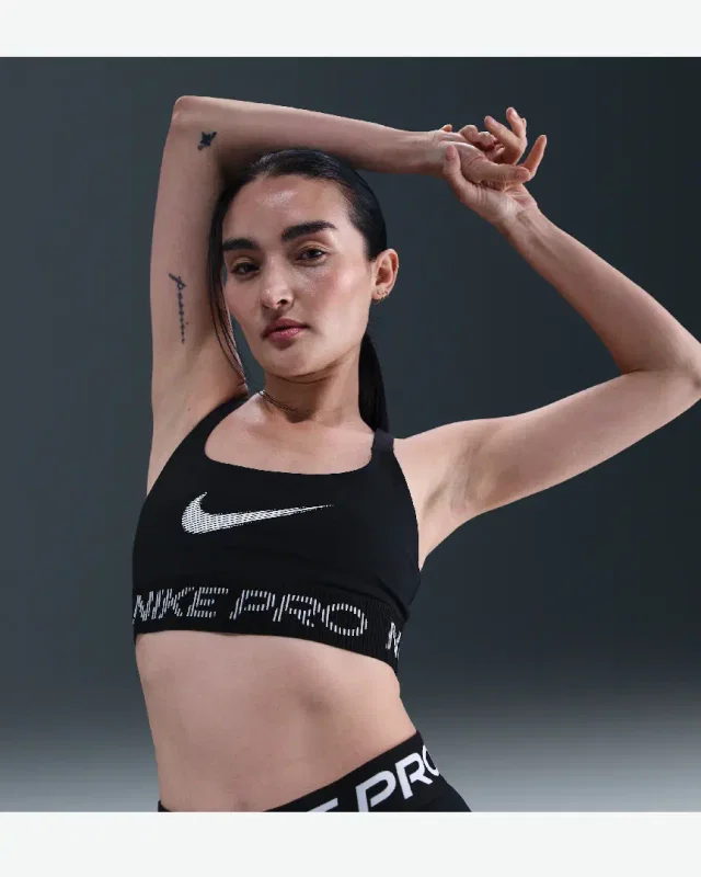 Sujetador Sin Relleno Con Soporte Ligero Nike Pro W