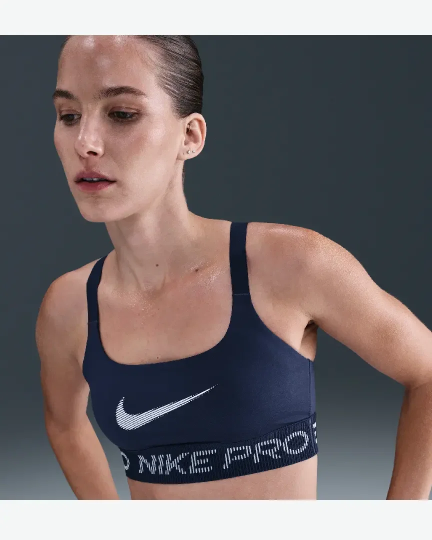 Sujetador Sin Relleno Con Soporte Ligero Nike Pro Mujer