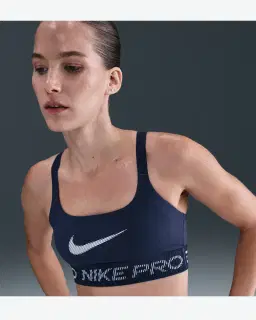 Sujetador Sin Relleno Con Soporte Ligero Nike Pro Mujer – 1/4
