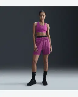 Sujetador ajustable acolchado de soporte superior Nike Swoosh Mujer – 4/4