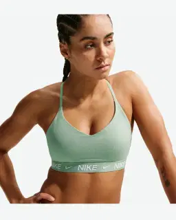 Sostén ajustable acolchado de sujeción ligera Nike Indy Mujer – 3/4