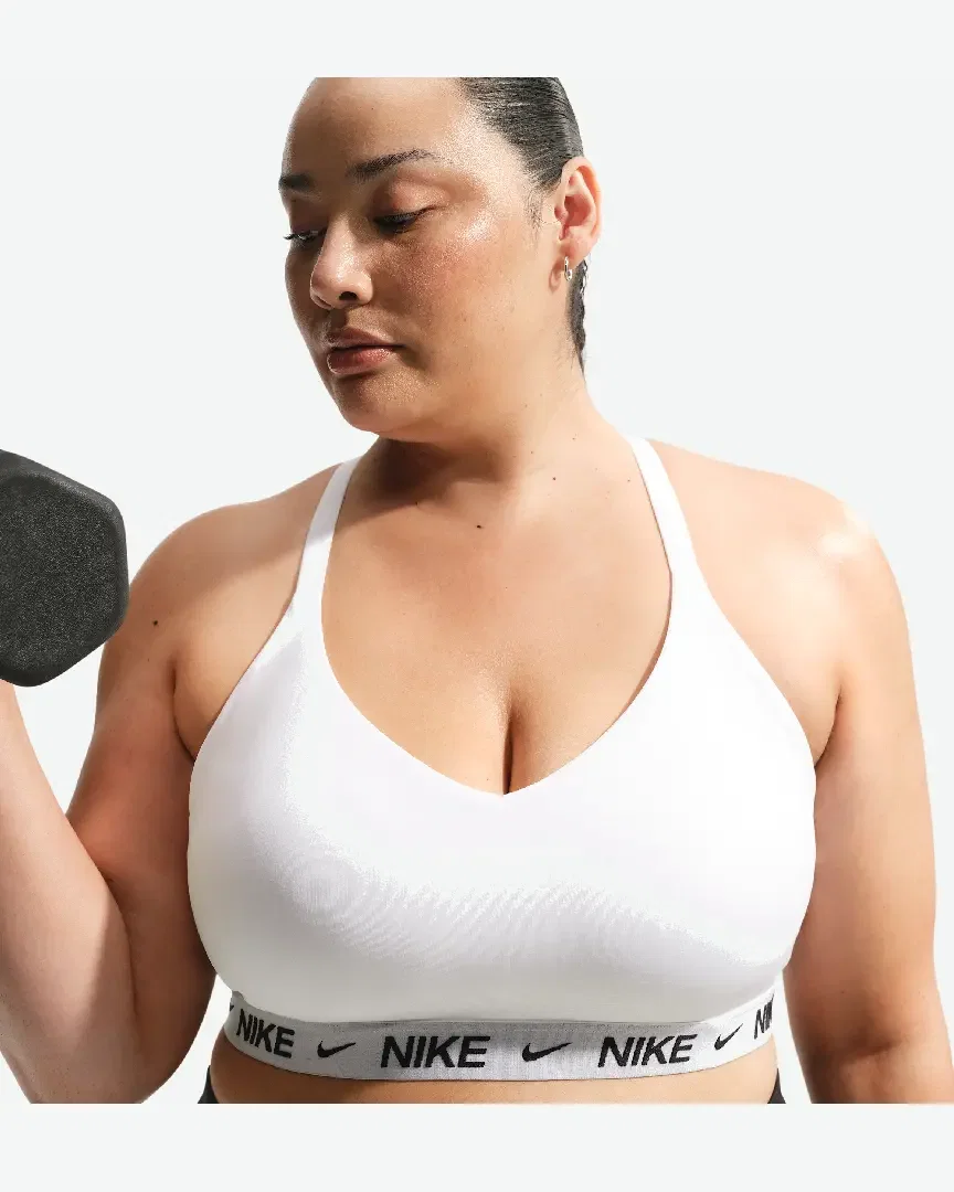 Sostén ajustable acolchado de sujeción ligera Nike Indy W