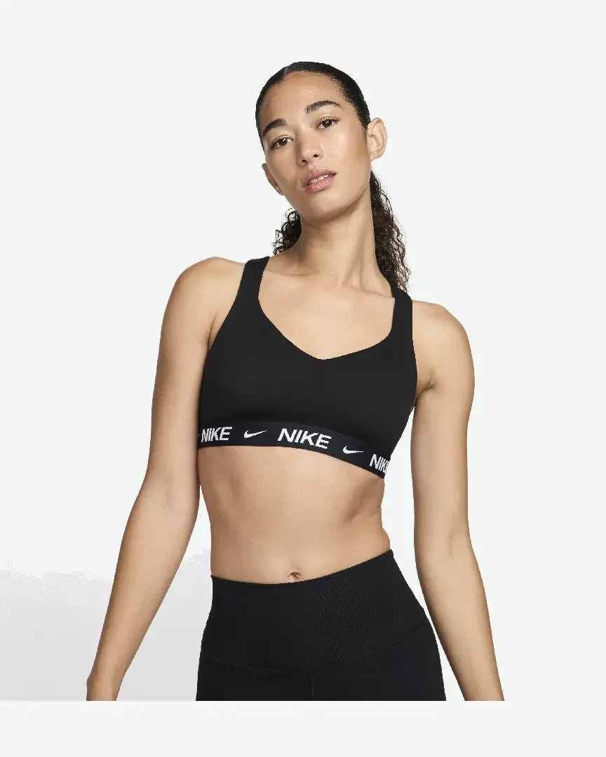 Sujetador ajustable acolchado con soporte superior Nike Indy Mujer