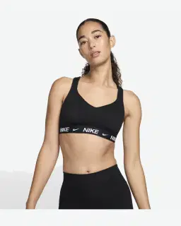 Sujetador ajustable acolchado con soporte superior Nike Indy Mujer – 1/4