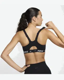 Sujetador ajustable acolchado con soporte superior Nike Indy Mujer – 2/4