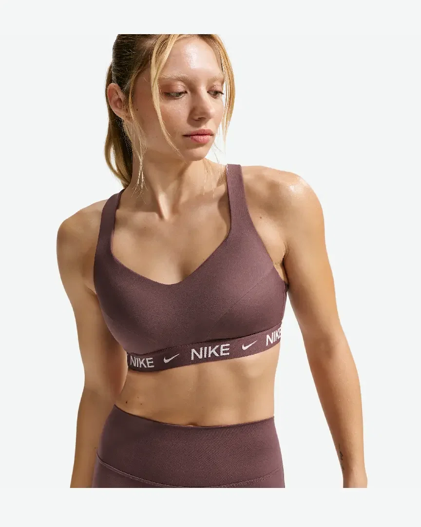 Sujetador ajustable acolchado con soporte superior Nike Indy Mujer