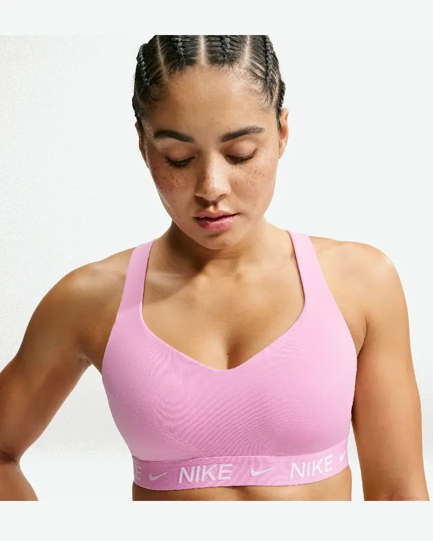 Sujetador ajustable acolchado con soporte superior Nike Indy W