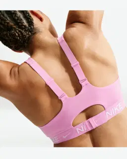 Sujetador ajustable acolchado con soporte superior Nike Indy Mujer – 2/4